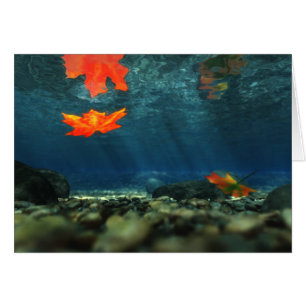 Flamme dans la carte d'eau