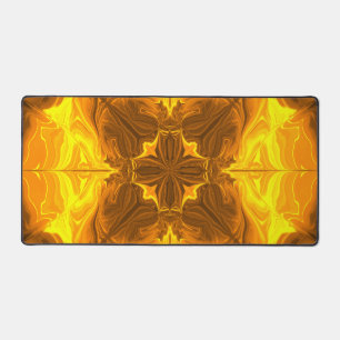 Flamme Dorée Kaléidoscope Art Fractal