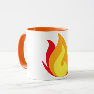 Flamme Emoji café Mug