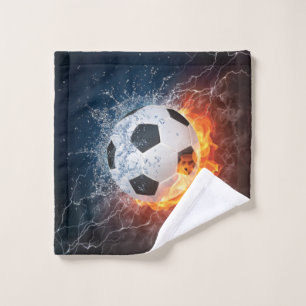 Flamme Football/Balle de Football Jeu d'oreiller