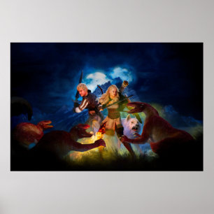 Flamme inextinguible - Poster moyen