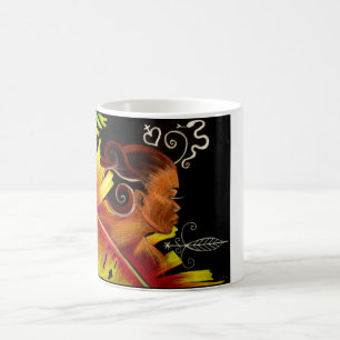 Flamme - tasse intense du feu