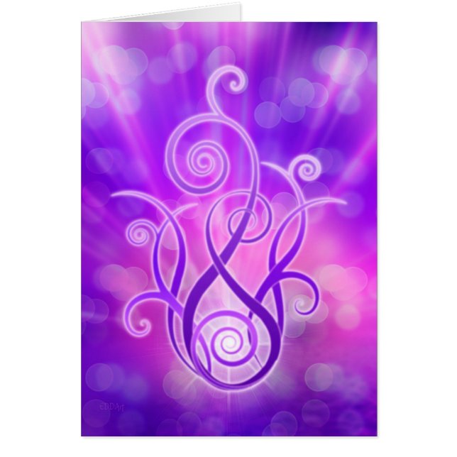 Flamme violette / Feu violet (Devant)