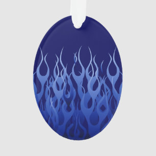 Flammes cool Blue Racing