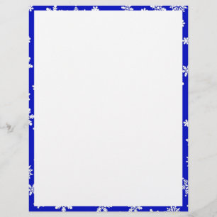 Flammes de neige blanches sur Arrière - plan bleu