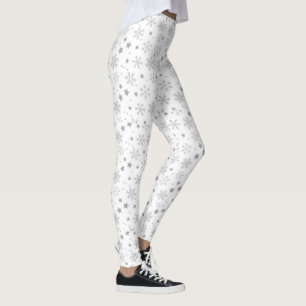 Flammes de neige et Étoiles Leggings