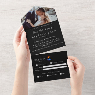 Flammes Faire-part de mariage-jumeaux -