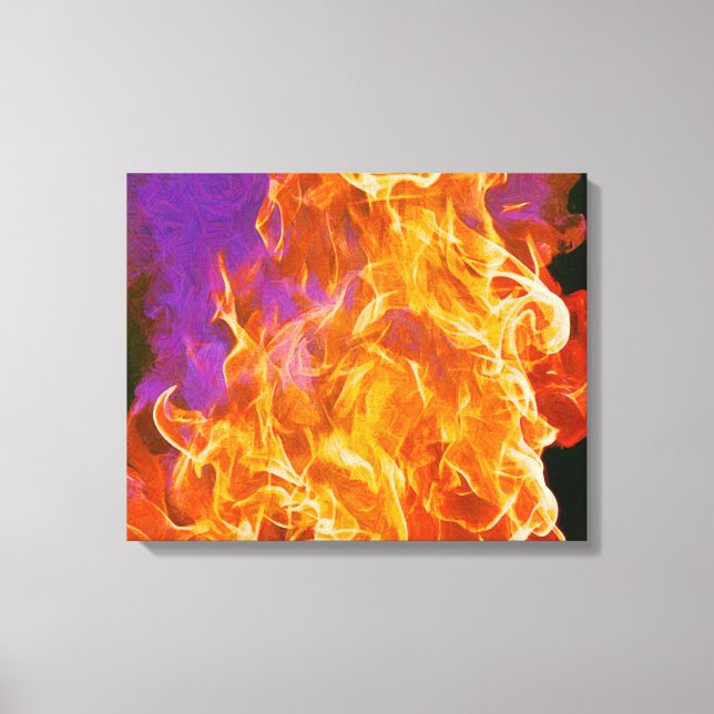 Flammes Flammes Flammes Abstraites toile Imprimer (Recto)