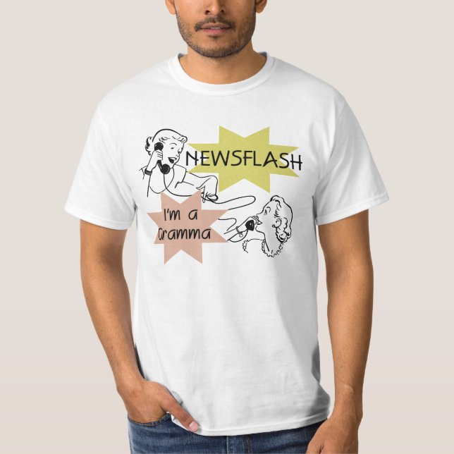 Flash d'information je suis T-shirts et cadeaux (Devant)