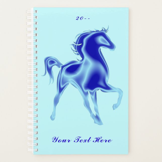 Flash Horse Planner avec texte et année personnali (Devant)