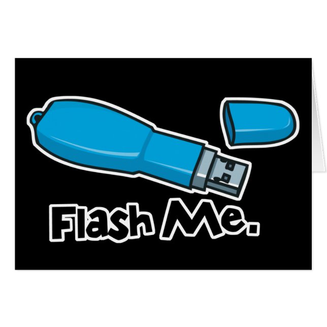 flash me lecteur flash design (Devant horizontal)