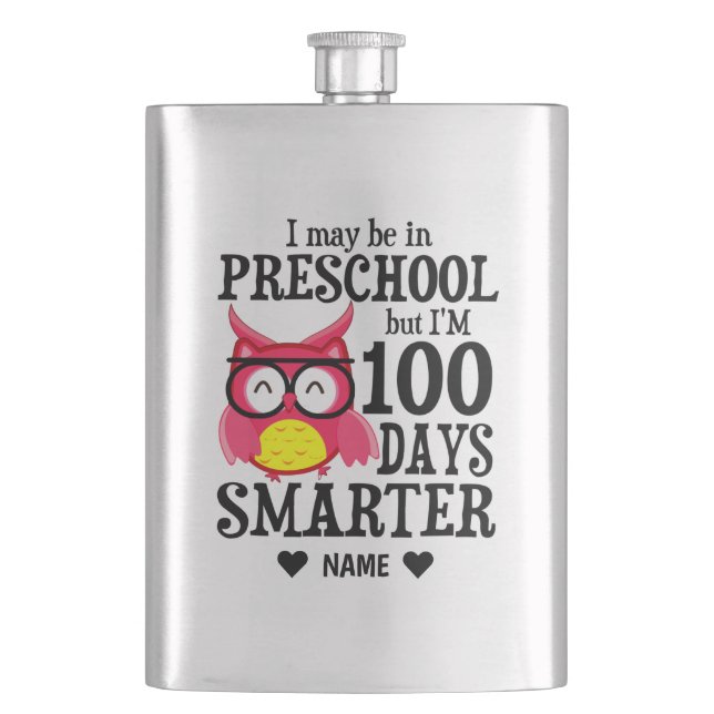 Flasque 100 jours d'école - préscolaire (devant)