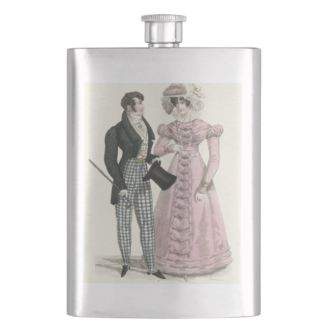 Flasque 1823 Antique Homme Mariage Femme Mode (devant)