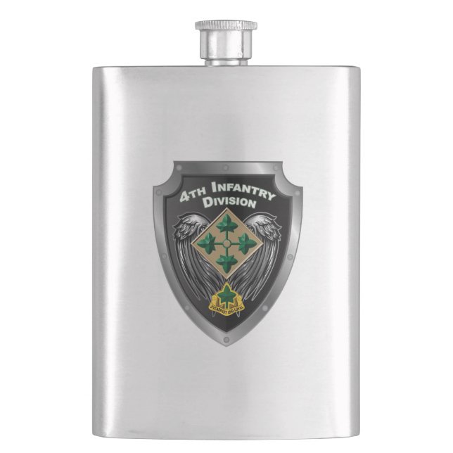 Flasque 4e division d'infanterie «Fidèle et Loyale» (devant)
