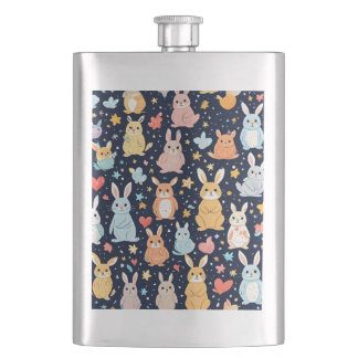 Flasque Adorable Soft Pastel Baby Animal Classic Flask