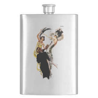 Flasque Âge de jazz des années 1920 d'art déco