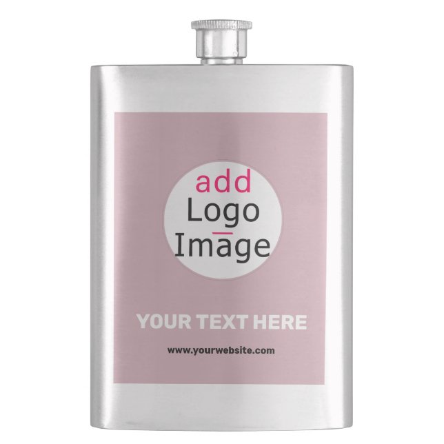 Flasque Ajouter Votre Logo Entreprise Personnalisable Dust (devant)