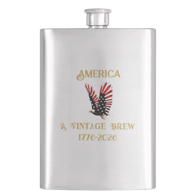 Flasque America a Vintage Brew Eagle 1775 - 2026  (devant)