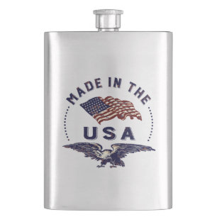 Flasque Américain vintage fabriqué aux Etats-Unis