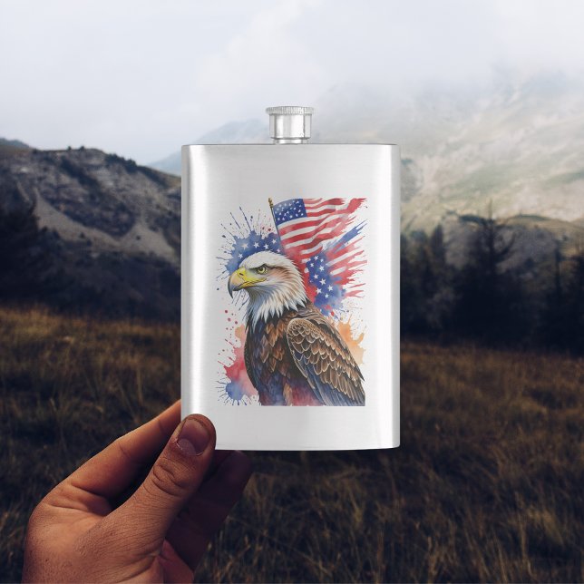 Flasque American Pride Aigle Hip Flask (Créateur téléchargé)