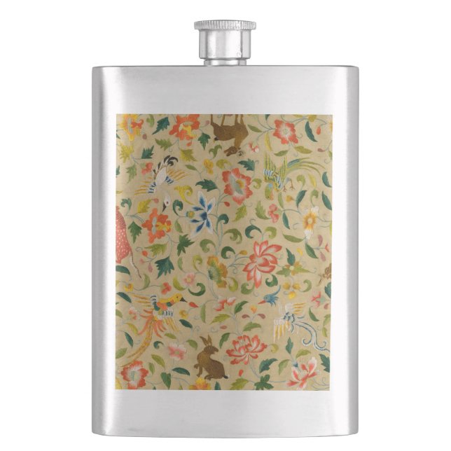 Flasque Animal Antique Cheval Oiseau Deer Rabbit (devant)