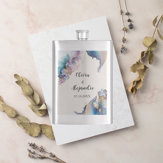 Flasque Aquarelle cosmique (Créateur téléchargé)