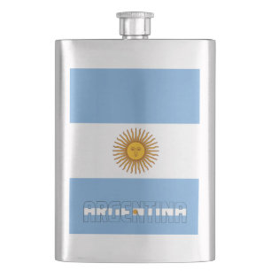 Flasque Argentine Drapeau élégant patriotique