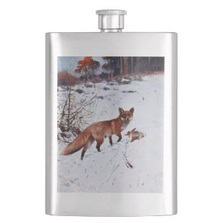 Flasque Art de chasse de Fox rouge