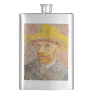 Flasque Autoportrait impressionniste de Vincent Van Gogh