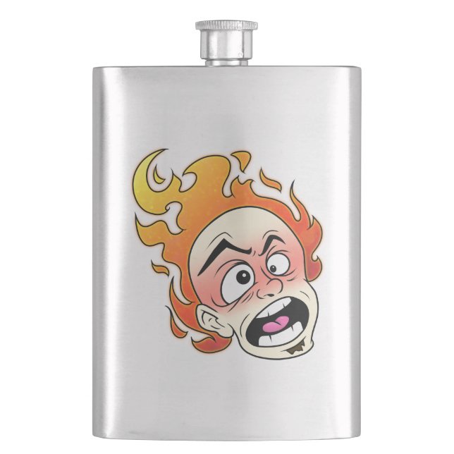 Flasque Ballon classique Scovillelicous Fire Head (devant)
