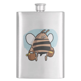 Flasque Bande dessinée d'abeille