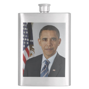 Flasque Barack Obama Président américain Portrait de la Ma