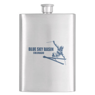 Flasque Bassin Blue Sky Colorado Skier