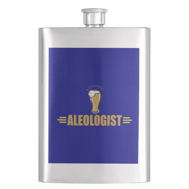 Flasque Bière et Ale drôle (devant)