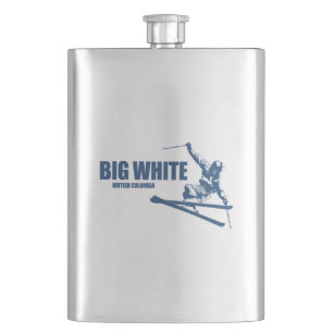 Flasque Big White Skier Colombie-Britannique