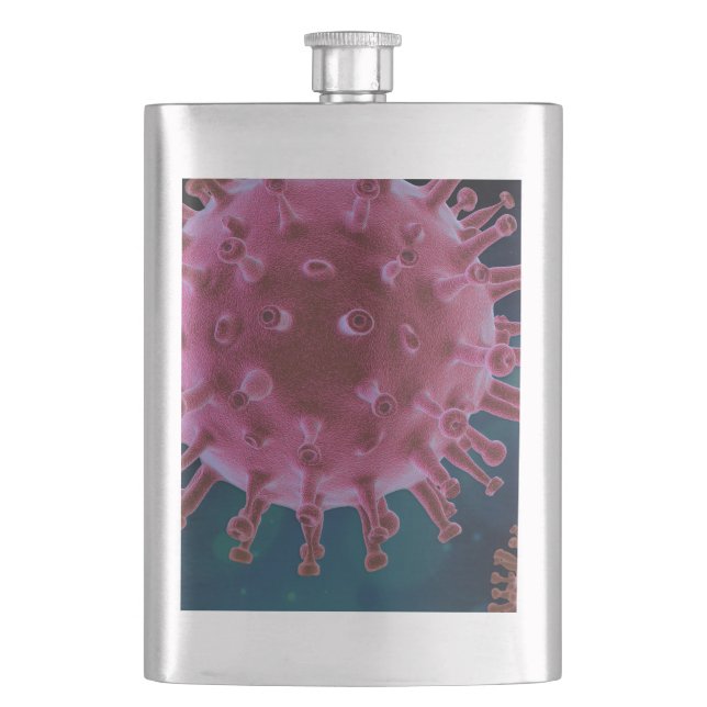 Flasque Biologie du virus covid (devant)
