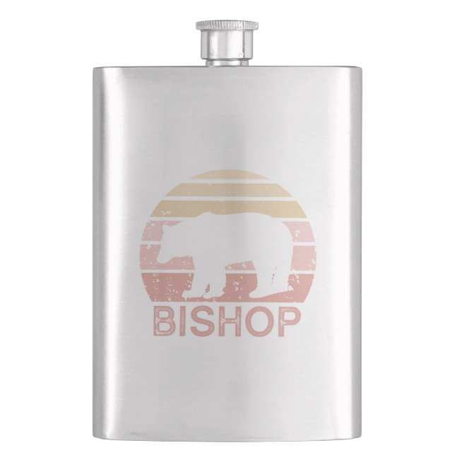 Flasque Bishop California Retro Bear (devant)