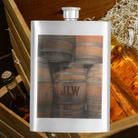 Flasque Bois Whiskey Baril Kegs Monogramme<br><div class="desc">Offrez-vous un charme fou avec ce flacon photographique en fûts de bois, qui présente un design de tonneau vieilli qui capture parfaitement une ambiance rustique inspirée de l'alcool. Personnalisez-le avec un monogramme ou des initiales pour un cadeau vraiment unique, idéal pour les messieurs de votre vie, que ce soit votre...</div>