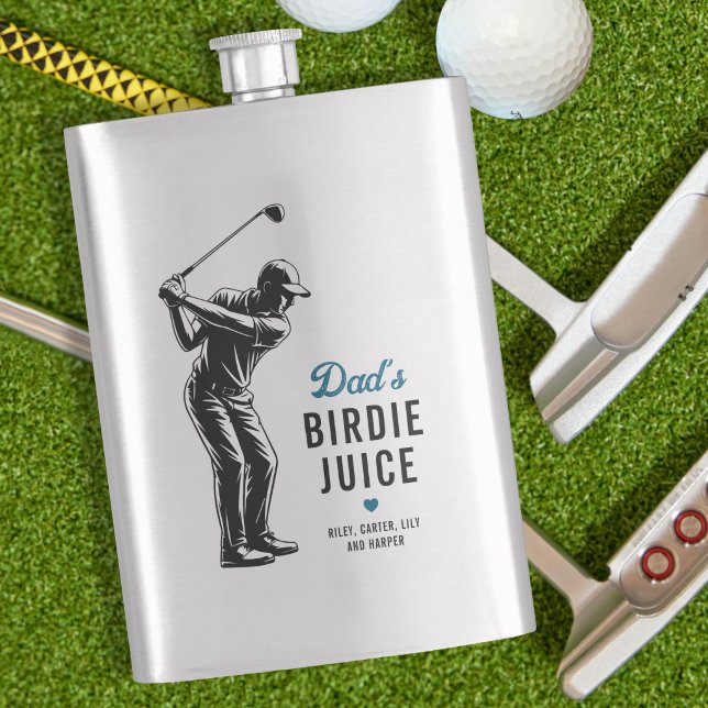 Flasque Boisson de Papa Drôle Personnalisée pour le Golf B (Créateur téléchargé)