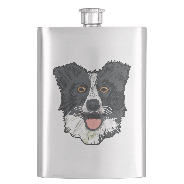 Flasque Bordure Collie (devant)