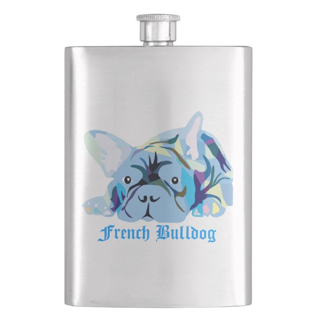 Flasque Bouledogues français (devant)