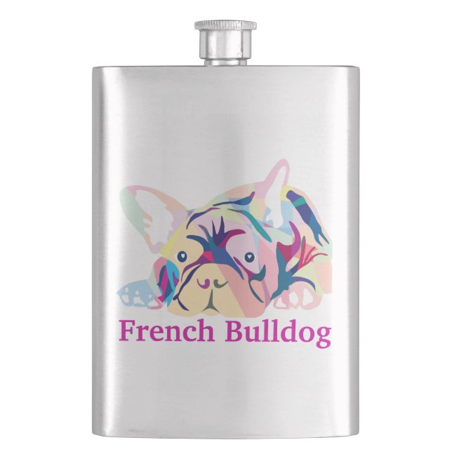 Flasque Bouledogues français (devant)