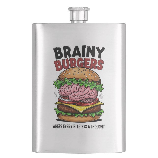Flasque Brainy Burgers (devant)