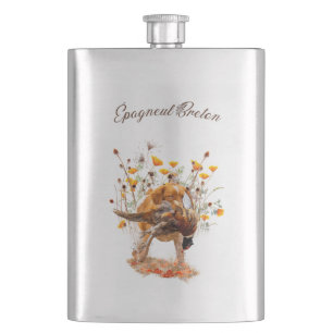 Flasque Brittany Spaniel, Chasse Pheasant Café Mug Flas