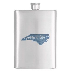 Flasque Bryson City Caroline du Nord Grain de bois