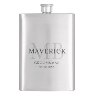 Flasque Cadeau de mariage personnalisé pour garçons d'honn