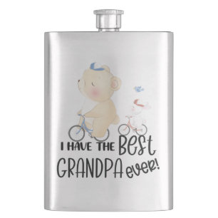 Flasque Cadeau pour petit-fils Ours & Lapin Meilleur Grand