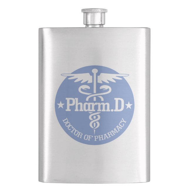 Flasque Caduceus PharmD 2 (devant)
