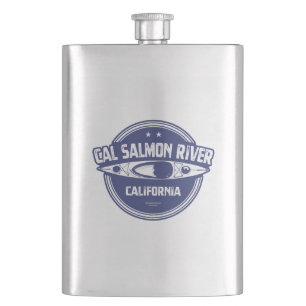 Flasque Cal Saumon River Californie Kayak