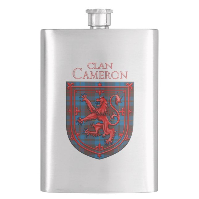 Flasque Cameron Chasse Tartan Scottish Plaid (devant)